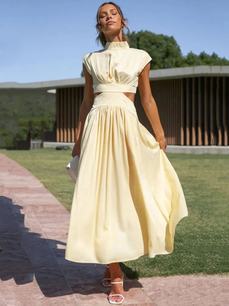 vestido, vestido verde, vestido longo, vestido plissado, vestido verao, vestido gola alta, vestido vermelho, vestido preto, vestido festa,