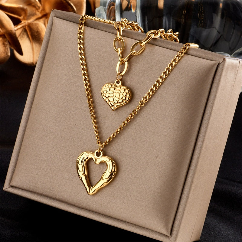 Colar Feminino Duplo