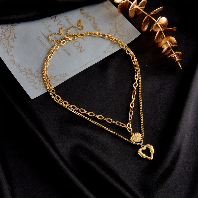 Colar Feminino Duplo