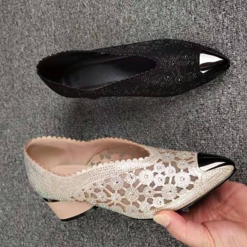 Sapato Feminino Salto Baixo Scarpin