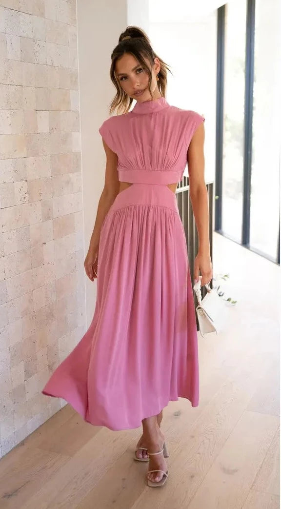 vestido, vestido verde, vestido longo, vestido plissado, vestido verao, vestido gola alta, vestido vermelho, vestido preto, vestido festa,