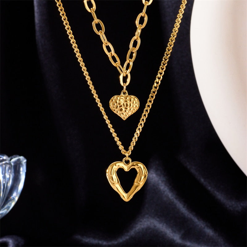 Colar Feminino Duplo
