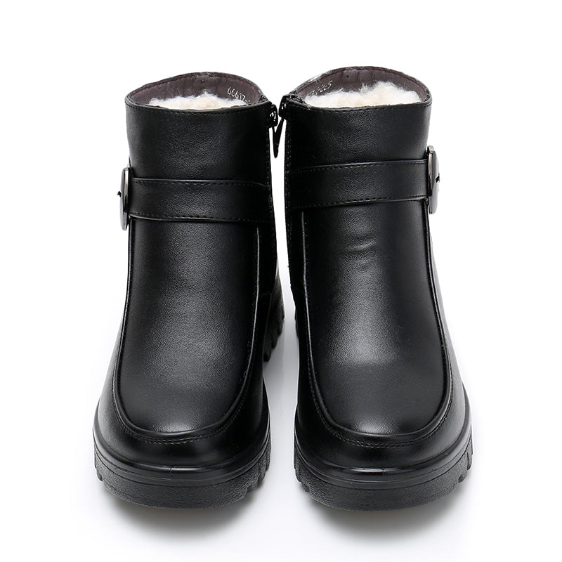 Bota Feminina de Couro Olivia