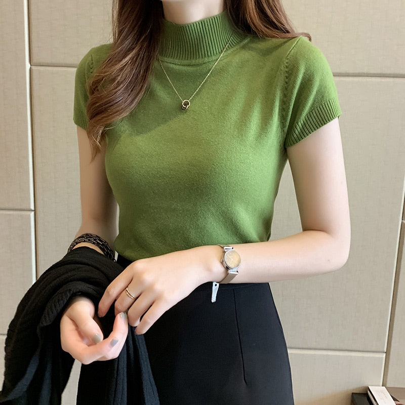 Blusa Feminina Gola Alta