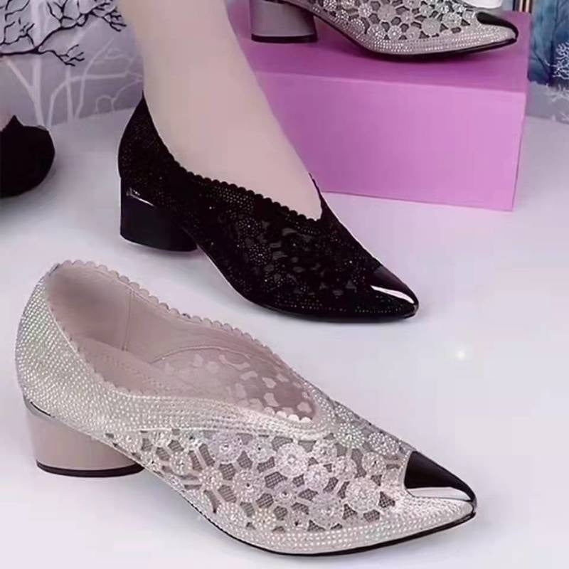 Sapato Feminino Salto Baixo Scarpin