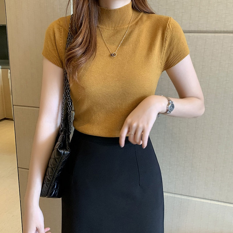 Blusa Feminina Gola Alta