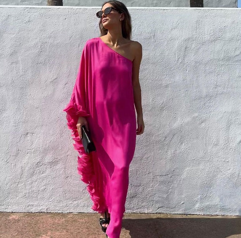 vestido feminino, vestido pink, vestido rosa, vestido com babado, vestido curto de festa, vestido curto soltinho, vestido de festa, vestido de formatura, vestido para casamento,