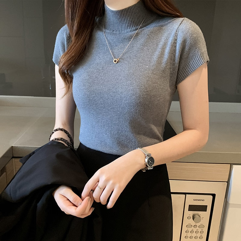 Blusa Feminina Gola Alta