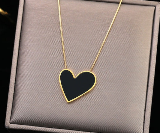 colar feminino  colar de coração  colar dourado  joia feminina  gargantilha dourada