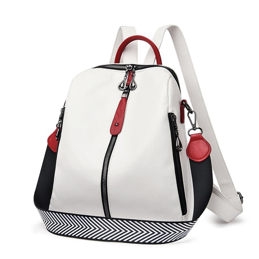 Mochila Feminina Couro Bravents